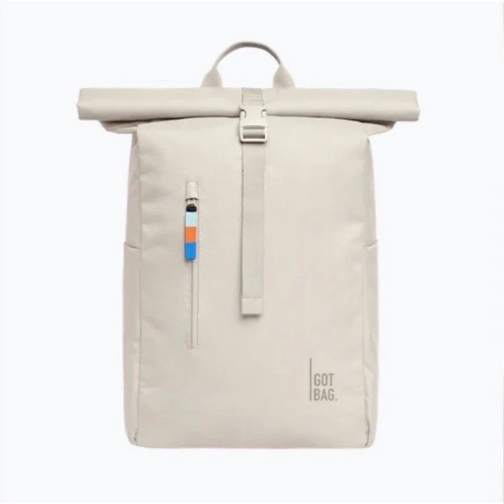 GOT BAG Cream Roll-Top Backpack NWT